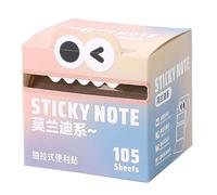 Sticky Notes, Clear Transparent Memo Pads, Pull-Out Colorful Roll Design, Writable Adhesive Sheets for Notebook Highlighting, School Reminders, offices Planning, Student Study, or Home Use