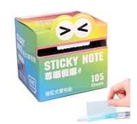Sticky Notes -,Notes Autocollantes Transparentes, Onglets De Notese Autocollantes, Blocs-Notess Autocollants Tes | Système Pratique Extensible 105 Feuilles Colorées Pour École Bureau Maison