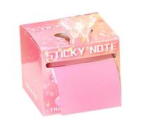 Sticky Notes, Pull Out Translucent Notepad, Aesthetic Pads For Office Home | Aesthetic Office Supply School Study Accessory Teacher Classroom Pad Birthday Coworker Gift College Desk Notepad Home Writing