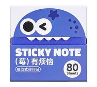 Sticky Notes - Sticky Note Holder | 80 Sheets Funny Pull-Out