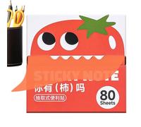 Sticky Pads 80 Sheets Cute Pull-Out Office Design, Offering A No-r Supplies