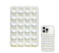 Sticky Phone Grip - Silicone Suction Holder for Daily Filming | Removable Magnetic Back Accessory, Strong Grip Design, Mirror Shower Gym Use, Selfie Video Recording Tool, Watching Organizer