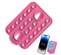 Sticky Phone Grip, Suction Stand, Non-Slip Holder for Hands-Free Viewing, Reusable Strong Mount for Secure Phone Support, Ideal for Desk, Car, Kitchen, Dorm, Office, Travel