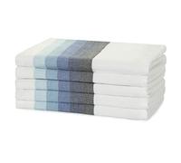Sticky Toffee Toallas de té de 100% algodón, espiga azul multicolor 5 Paquete de toallas de cocina | 50 x 70 cm | Azul | Restaurante absorbente bar de vidrio paños de cocina