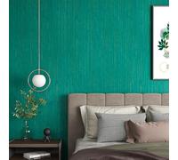 Stickyart Papel Pintado Autoadhesivo de Tela Verde 30cm X 400cm Vinilo Adhesivo Muebles Verde Papel Autoadhesivo Pared Impermeable Removible Vinilos decorativos para Cocina Armario Puerta Mesa
