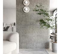 Stickyart Papel Pintado Autoadhesivo Pared Gris Efecto Cemento 30cmx400cm Vinilo Adhesivo Muebles Gris Papel Pintado Pared Salon Vinilos Decorativos Vinilo Mueble Baño Dormitorio Impermeable Extraíble