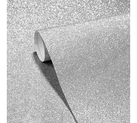 Stickyart Plata Papel Pintado Brillante Plateado Papel Pintado Autoadhesivo Muebles 40cmX700cm Vinilo Pared Cocina Lavable Vinilos Adhesivos Para Muebles Dormitorio Revestimiento Adhesivo Paredes