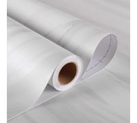Stickyart Vinilo Adhesivo Muebles Efecto Marmol Blanco Mate 60cm X 400cm Vinilo Encimera Cocina Blanco Papel Pintado Marmol Papel Pintado Autoadhesivo Muebles Lámina Adhesiva Pared Impermeable Armario