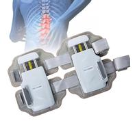 STIDEsknautic Cinturón de espalda de descompresión de tracción lumbar,aparato ortopédico de tracción de disco lumbar espinal,para aliviar el dolor de la columna vertebral