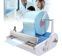 STIDEsknautic Sellador De Esterilización 500W,Máquina De Sellado De Bolsas Dentales,Equipo De Sellado De Paquetes,Ajuste de Temperatura de 6 velocidades,para Clínicas/Hospitales