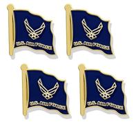 STIDSDS Pin De Bandera Con Alas De La Fuerza Aérea De Estados Unidos - Bandera Militar Del Ejército Esmaltado, Pin De Solapa Para Hombres