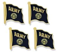 stidsds Pin de bandera con escudo dorado de Estados Unidos - Pines de bandera de Estados Unidos con escudo dorado de Estados Unidos, pines de solapa, bandera del ejército militar, pin de solapa