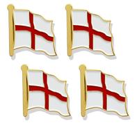 stidsds Pin de bandera de Inglaterra - Pin de solapa de bandera de Inglaterra esmaltado para hombres y mujeres, insignia de metal patriótico ondulante, recuerdo de sombrero y mochilas, decoración (4