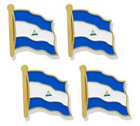 stidsds Pin de bandera de Nicaragua - Pines de solapa con bandera de Nicaragua, pin de solapa esmaltado para hombres y mujeres, insignia patriótica de metal para recuerdo, sombrero, mochilas,