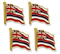 stidsds Pin de bandera estadounidense de Hawái - Pines de solapa de bandera de Estados Unidos de Estados Unidos esmaltado Pin de solapa para hombres y mujeres, insignia patriótica de metal para