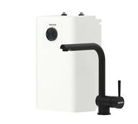 STIEBEL ELTRON MAE-B 208119 SNU 5 Plus - Recipiente pequeño con grifo (grifo de cocina), muy compacto, función antigoteo/termostop, 5 litros, baja presión con enchufe, 2 kW