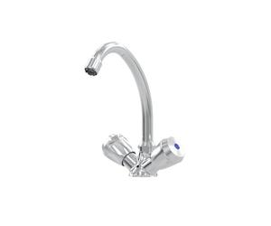 STIEBEL ELTRON MAZ 205621 - Grifo para lavabo (2 manijas, sin presión, para mini calentador de agua, montaje bajo la mesa)