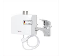 STIEBEL ELTRON Mini calentador de agua hidráulico DNM 3 + MAE-W con grifo para lavabo, 3,5 kW, con enchufe de 230 V, VDE probado, 205970