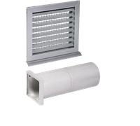 STIEBEL ELTRON Pasamuros AWG 160 R incl. Rejilla de intemperie - 234505