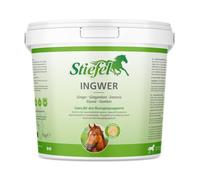 Stiefel Jengibre para caballos, 100% jengibre natural, puede apoyar la salud respiratoria y articular, así como el sistema bronquial, 1 kg