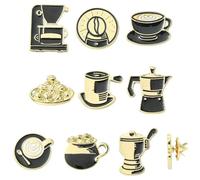 Stiesy Broche de solapa lindo y divertido coleccionable, insignias esmaltadas, broches de seguridad con cadena para joyas, bolsos, ropa, sombreros, bolsos, decoración para mujeres y hombres, Sin tipo