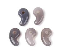 Stiesy Colgantes de piedras preciosas para hacer joyas, pulseras, manualidades, Sin tipo de metal