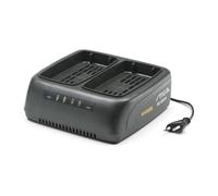 Stiga Cargador de batería doble ePower EC 415 D 48 V, Corriente de carga 2 Ah, Enchufe Europlug