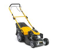 STIGA Combi 53 S - Cortacésped de Gasolina autopropulsado, Motor de 166 CC, Ancho de Corte de 51 cm, 3 en 1: colección, mantillo y Descarga Trasera, colector de césped de 60 L
