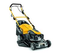 STIGA COMBI 55 SVQ H - Cortacésped a gasolina motor Honda 167 cm3 3,3 kW, avance a tracción, variador de velocidad, carcasa de acero, ancho de corte 53 cm, sistema mulching