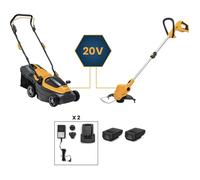 Stiga Cortacésped a Batería 20V, Ancho Corte 34 cm Modelo Collector 136e + Desbrozadora a Batería 20V Modelo GT100eSTIGA - STI8008984873643