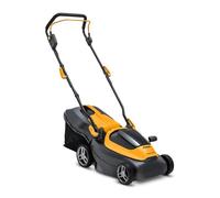 Stiga Cortacésped con batería Collector 136e (550 W), Corte de 34 cm, Incluye 2 baterías y Cargador de 20 V (2 Ah)