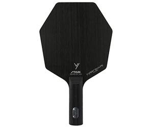 STIGA Cybershape Carbon - Pala de Ping Pong Profesional revolucionaria de Carbono, Forma Hexagonal única, Superficie de Impacto más Grande, clásica Recta