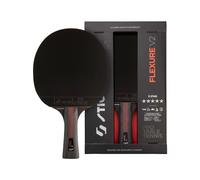 STIGA Flexure V2 Pala de Tenis de Mesa, Madera de 5 Estrellas, Goma STAR5 aprobada por la ITTF, Agarre ergonómico, para Jugadores Ofensivos