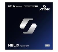 STIGA Helix Platinum 55 Roja 2,2: Goma para Pala de Tenis de Mesa Profesional para alcanzar máxima Velocidad y Efecto; 55º; Esponja ultradura