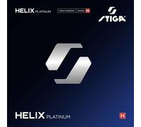 STIGA Helix Platinum H Roja 2,2: Goma para Pala de Tenis de Mesa Jugadores ofensivos; 50º; Esponja Dura