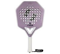 STIGA Pala de Pádel 18K LW Cybershape Amanda Girdo Edition - Pala de Pádel Ligera - Control preciso, Balance bajo, Punto Dulce +20% y Refuerzos en Esquinas