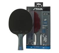 STIGA Pala de Tenis de Mesa Future 3 Star para Jugadores Ofensivos - Mango Cóncavo, Goma ITTF 2.0 mm, Tecnología WRB, Control 54, Giro 70, Velocidad 80