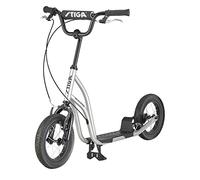STIGA Patinete Air Scooter - Patinete Freno de Mano, Soporte y Manillar Ajustable en Altura - a Partir de 7 Años - Carga máxima de 100 kg