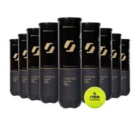 STIGA Pelota de Tenis Prestige Tour: Pelota de Tenis para Todas Las Superficies homologada por la ITF; Pack de 18, Incluye 4 Pelotas por Tubo; Gran Rebote y Durabilidad