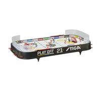 STIGA Play Off 21 Juego de Hockey sobre Hielo - Versión Actualizada con Peter Foppa Forsberg, Fácil Montaje, Lámina de Hielo 25% Más Gruesa, Contador de Goles y Discos Personalizados, 96x50 cm