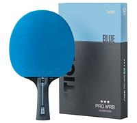 STIGA Raqueta de Ping Pong Pro WRB Blue Edition - Pala de Tenis de Mesa, 3 Estrellas con Revestimiento de Goma Azul