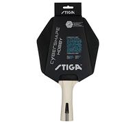STIGA Raqueta de Tenis de Mesa Cybershape Hobby - Raqueta de Ping Pong para Todos los Niveles con la Forma Única Cybershape
