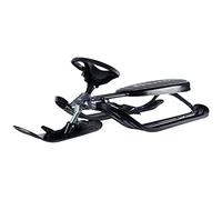 Stiga Snowracer Curve - Trineo de Invierno para Niños y Adultos con Marco de Acero, Freno Integrado y Volante Antideslizante, Soporta hasta 90 kg, Apto para Mayores de 7 Años