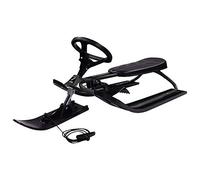 Stiga Snowracer Iconic - Trineo Clásico para Niños a Partir de 5 Años con Volante, Freno, Cuerda de Remolque y Diseño Resistente