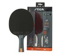 STIGA Vision Pala de Tenis de Mesa 4 Estrellas - Marco Rápido de 5+2 Capas con Tecnología Crystal, Goma Star 4 Aprobada por la ITTF, Control y Velocidad para Jugadores Avanzados