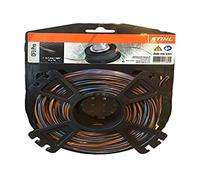 Stihl 00009304301 Hilos de Corte en Cruz con Porcentaje de Carbono, Naranja, 2.7mm / 27m