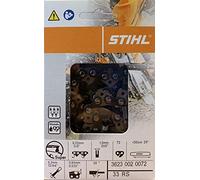 STIHL 33RS 72 Rapid Super Cadena de motosierra de 20 pulgadas, barra de 3/8, calibre .050