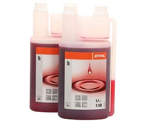 STIHL Aceite de motor de 2 tiempos HP 2 x 1 litro botella dosificadora 0781 319 8411