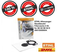 STIHL Aspirador Universal Bolsa de Polvo Bolsas de Filtro 5 uds. para SE 62 S...