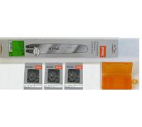 Stihl Cadena de Sierra 3610 000 0044 x 3 + Carril Guía 30cm Caja
